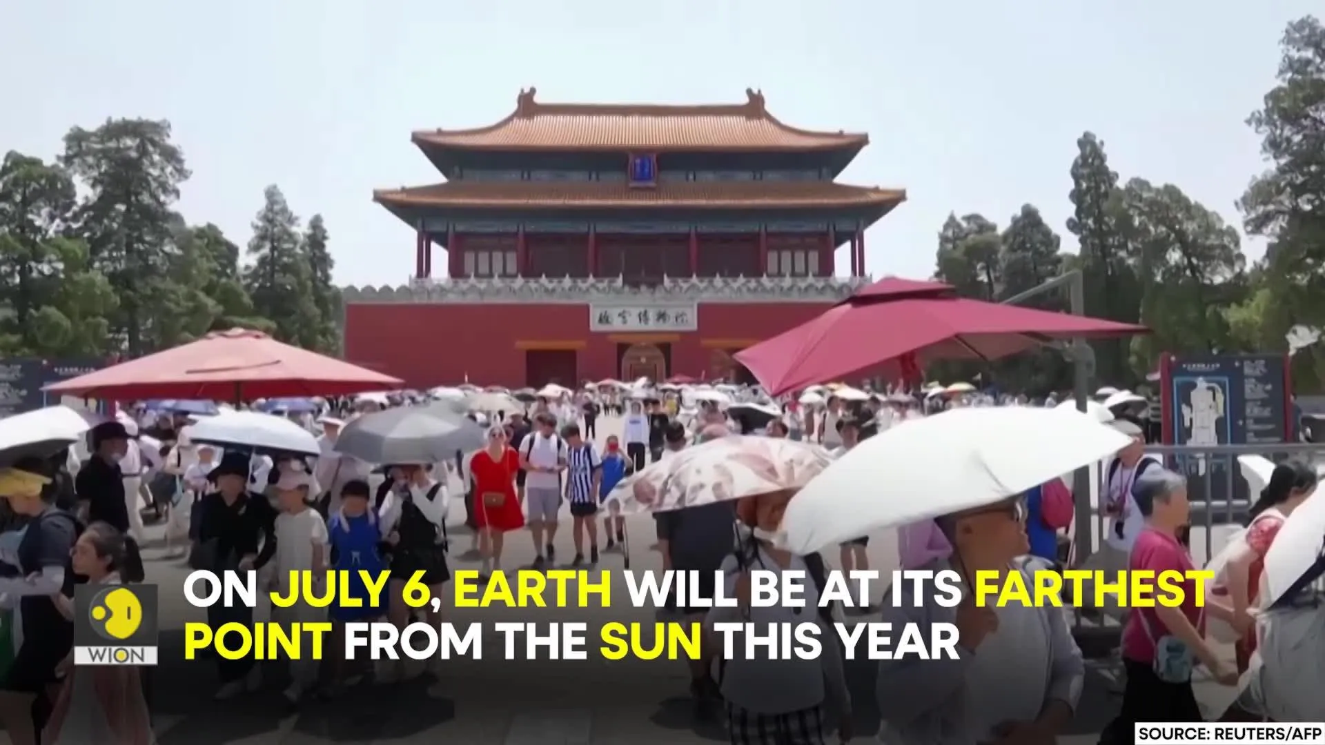 Why is World so hot even when Earth is about to reach its farthest point from the sun?
