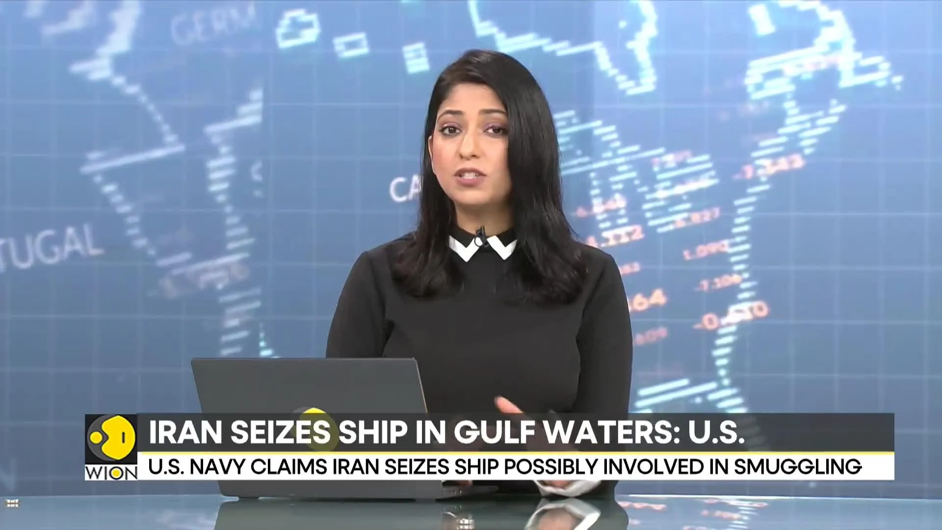 US says Iran seized ship in Gulf waters, Navy refrains from interference