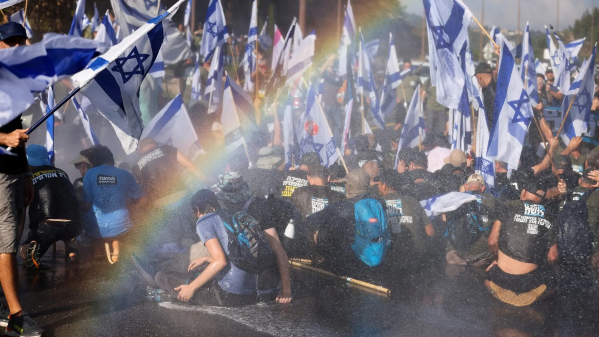 Israelis protest across country as Netanyahu’s bill to curb SC powers gets Knesset’s initial nod