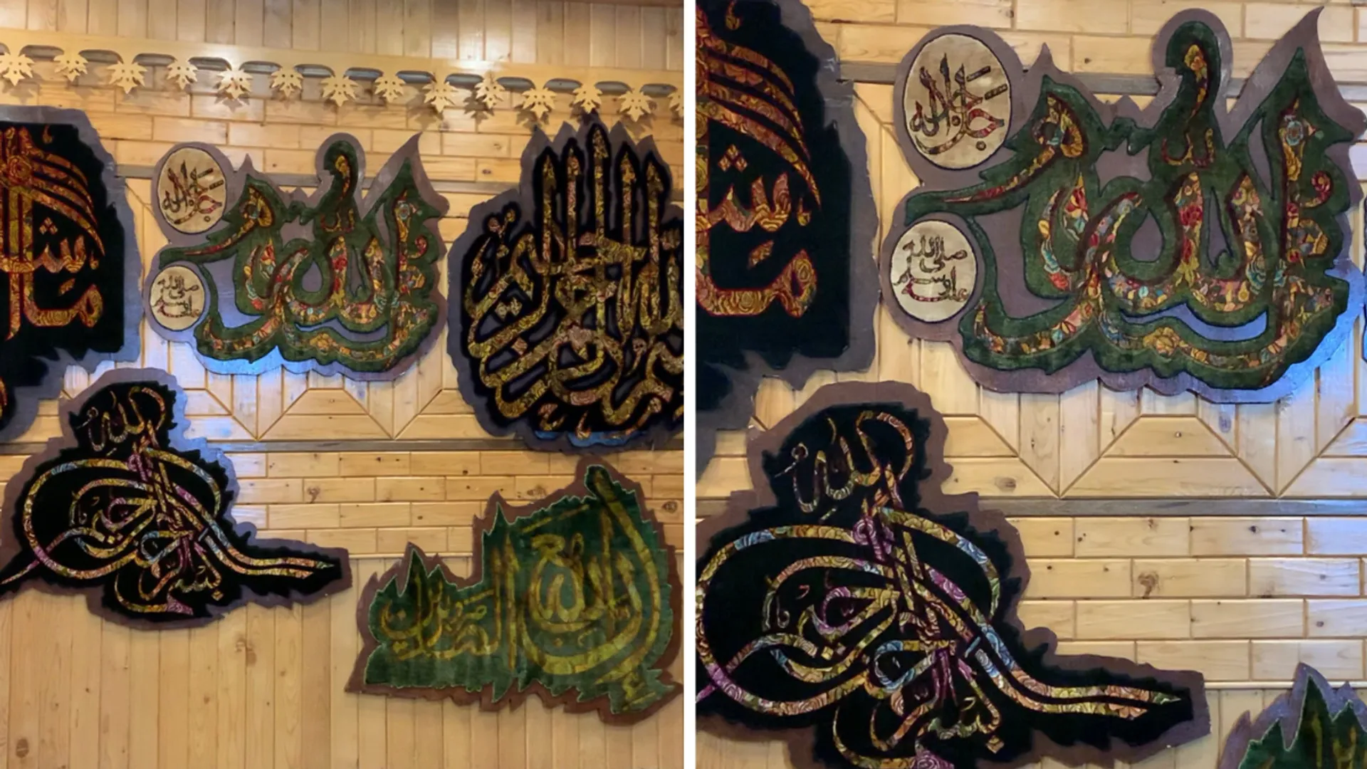 Kashmiri artist Shahnawaz Sofi merges silk carpet calligraphy with Kashmir’s famous walnut wood art