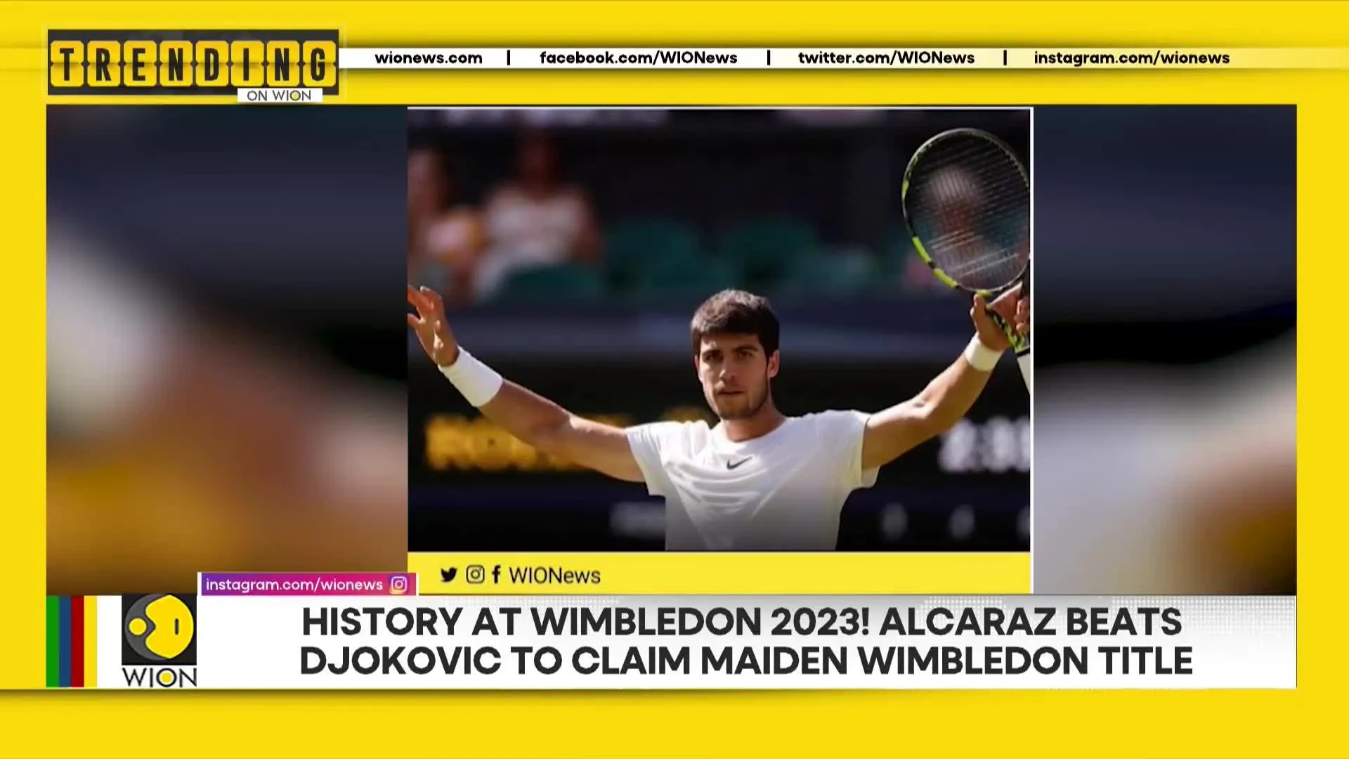 Wimbledon 2023: Alcaraz beats Djokovic in thriller