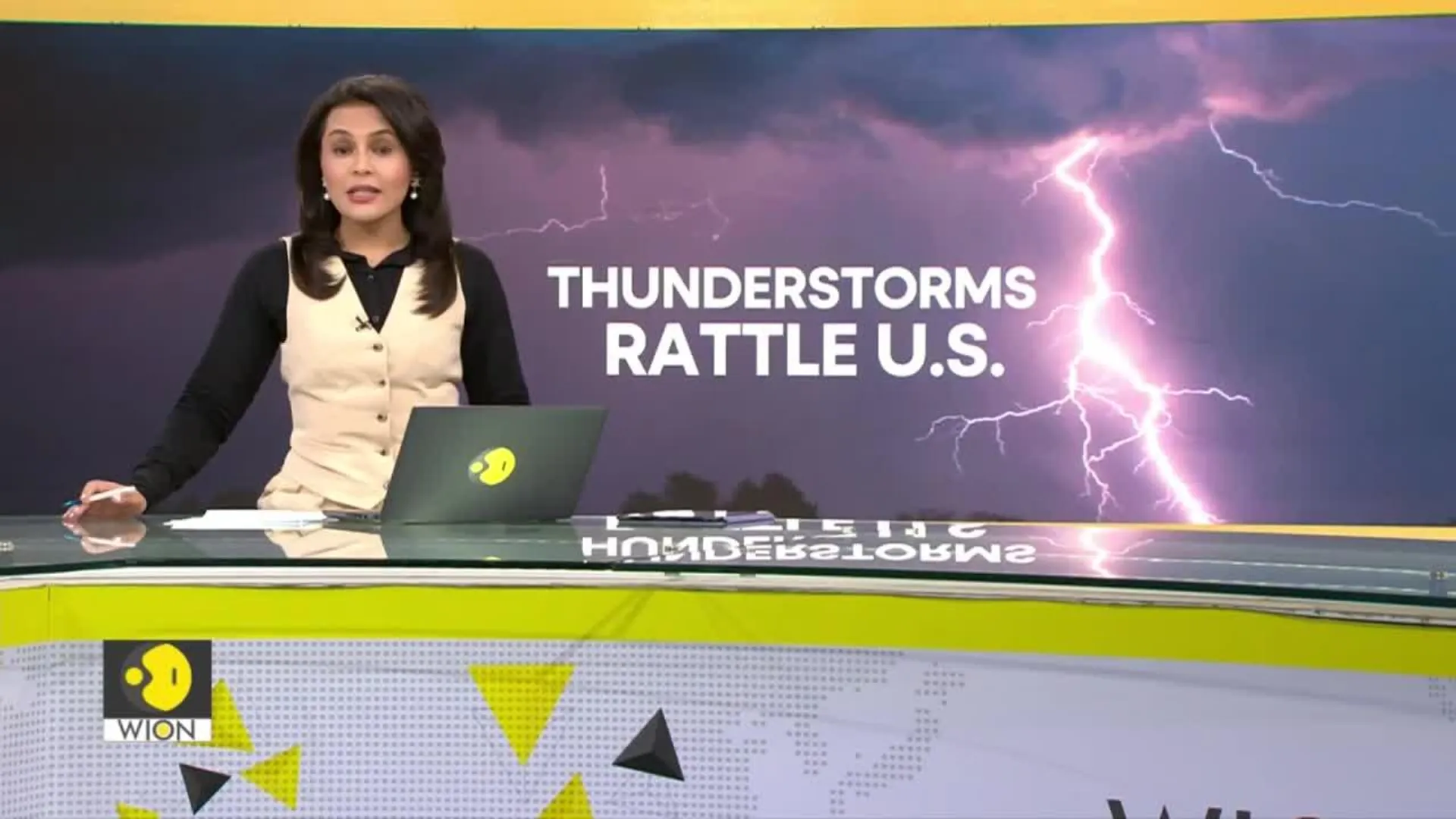 Thunderstorms hit Washington DC, Maryland & Virginia