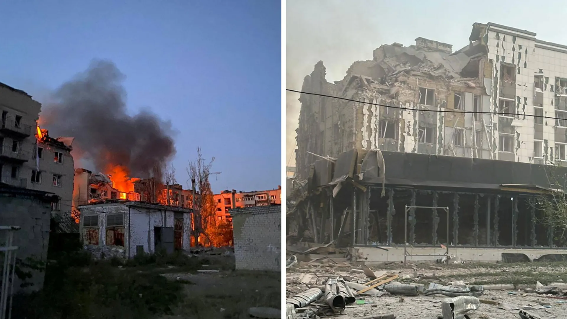 At least 8 killed, 31 injured after two Russian missiles strike Ukrainian city