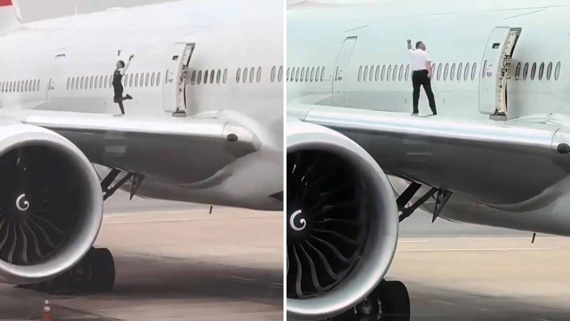 Video: Swiss cabin crew pose, dance on aircraft's wing, later slammed by bosses