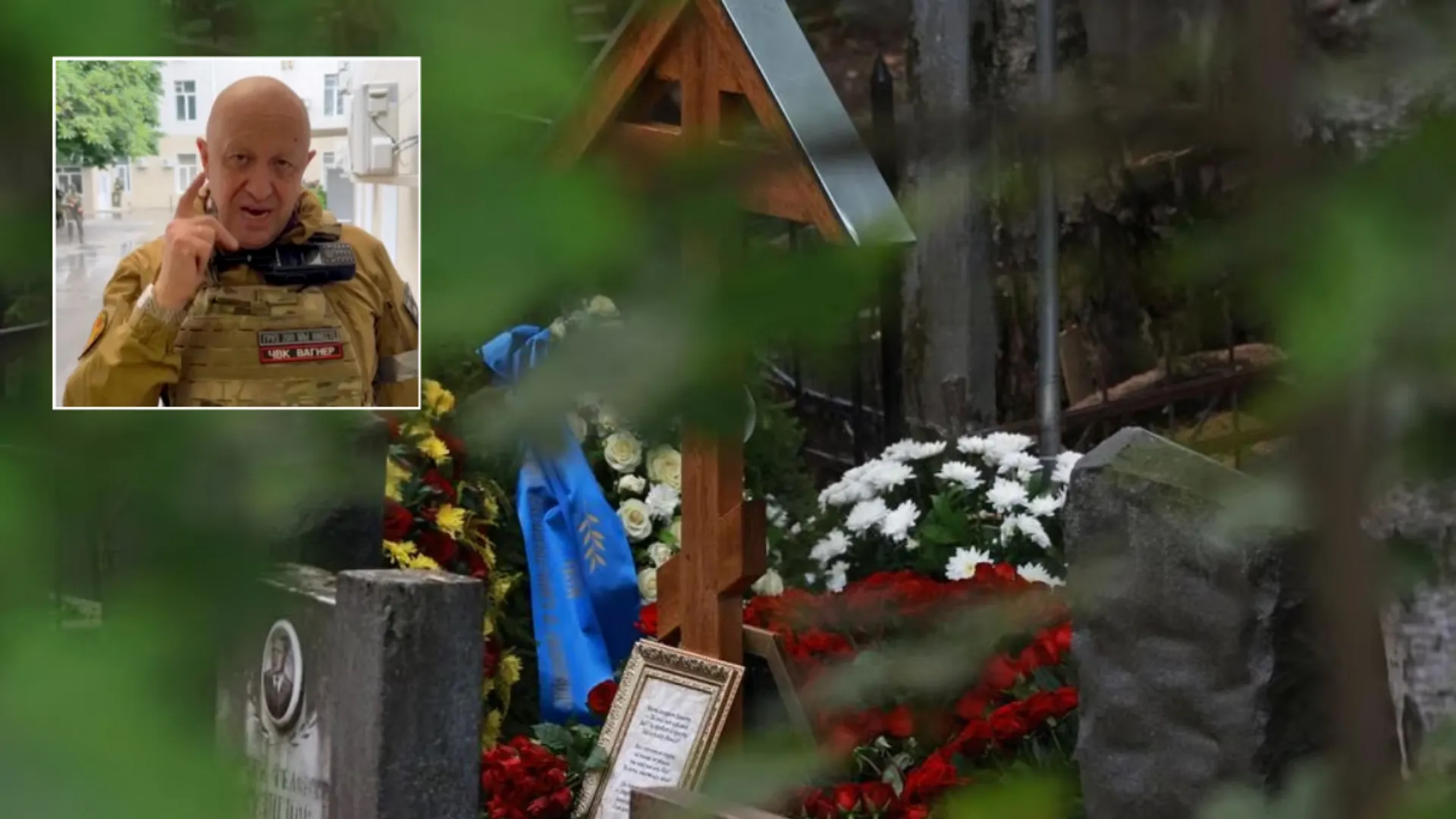 Loud and posh Wagner chief Prigozhin gets quiet and sombre funeral