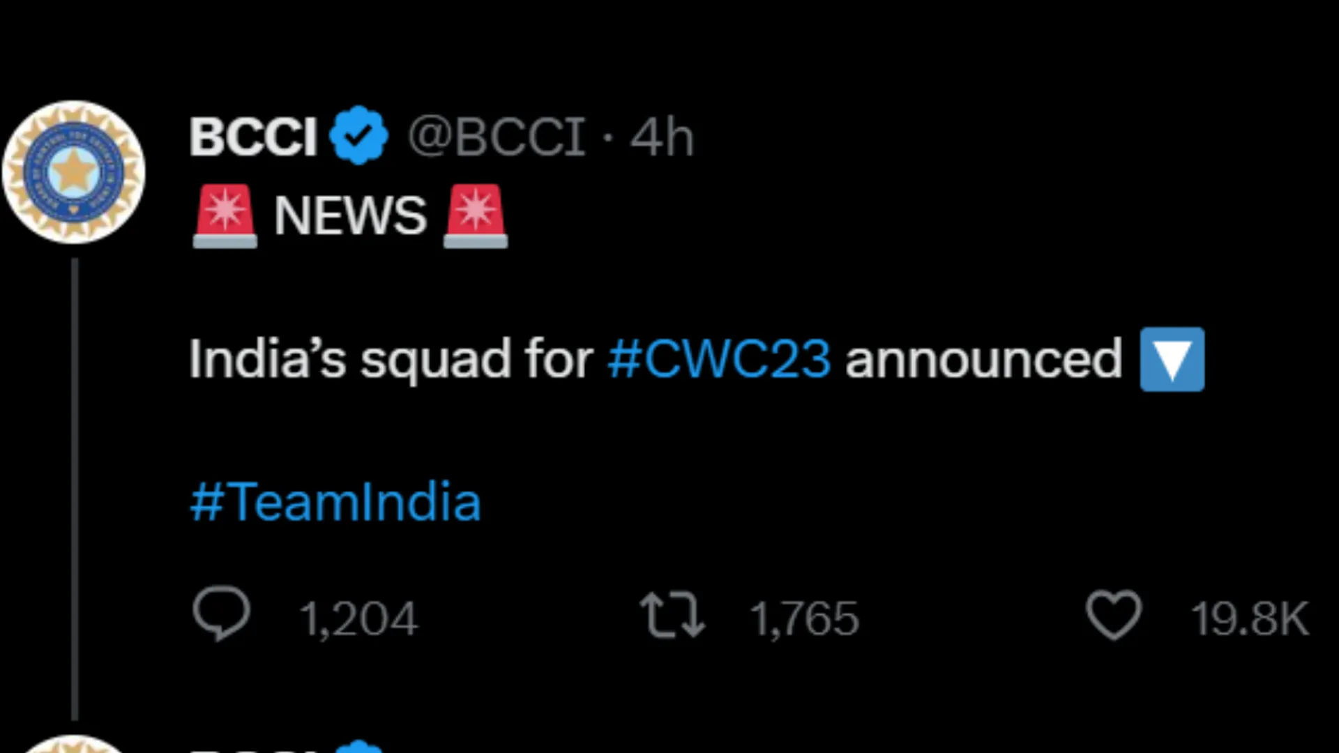 Social media reacts after BCCI announces Team India squad for World Cup 2023