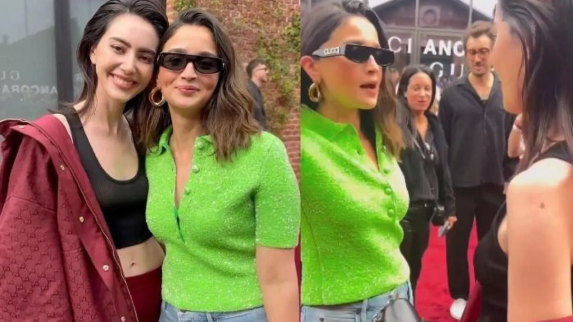 Alia Bhatt catches up with Thai star Davika Hoorne at Milan Fashion Week | Watch viral video
