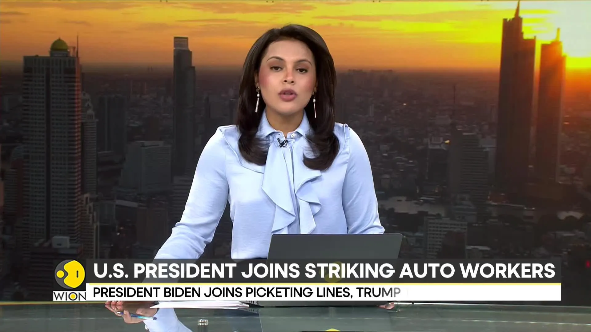 US President Joe Biden joins striking auto workers, says 'you deserve the raise'