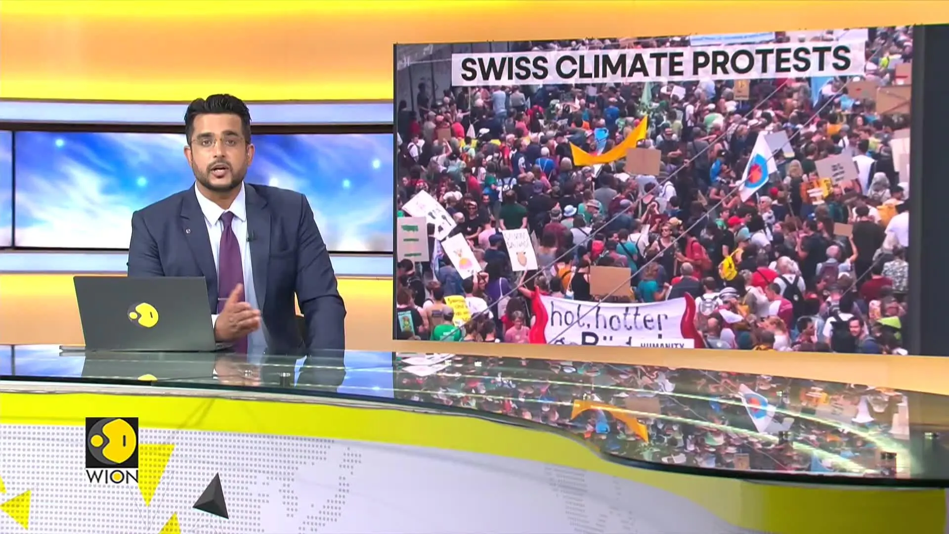 60,000 people protest against climate change in Switzerland