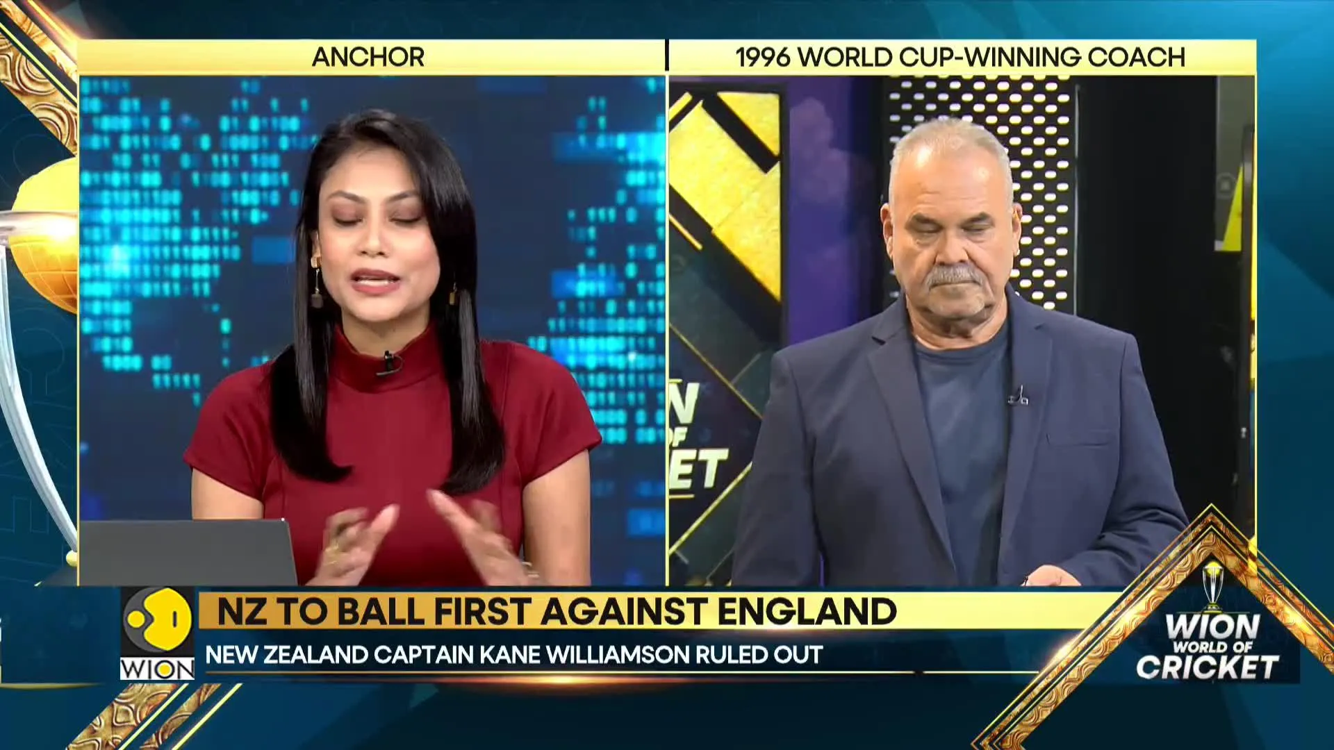 New Zealand vs England: Kiwis opt to bowl in World Cup opener