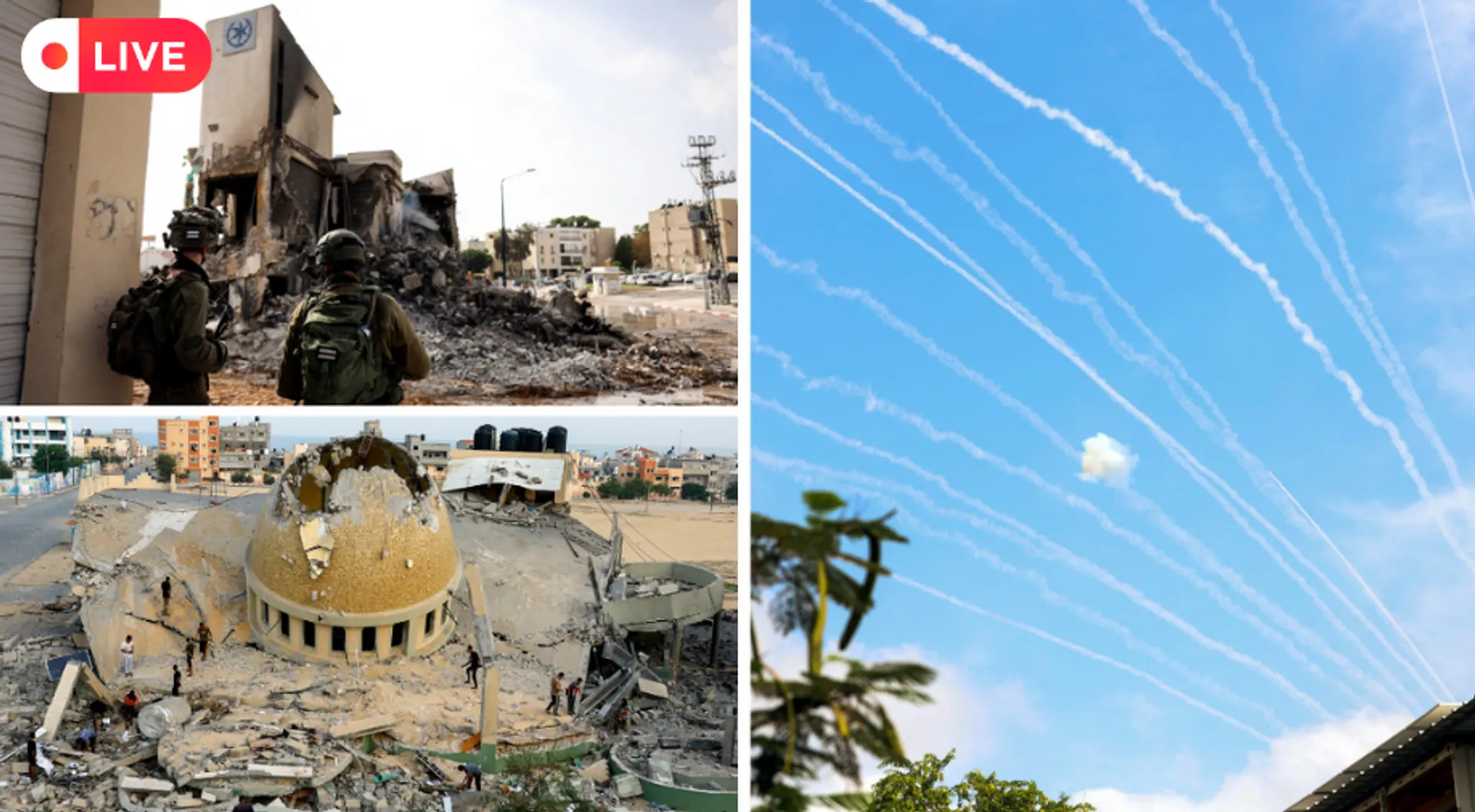 Top 10 world news: Israeli death toll crosses 600 in war with Hamas, India beat Australia by 6 wickets, & more