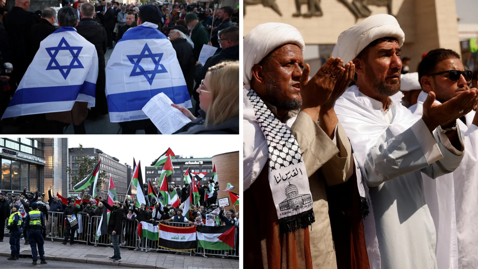 In pics | Israel-Hamas war: Supporters of Palestinians, Israel protest across the world