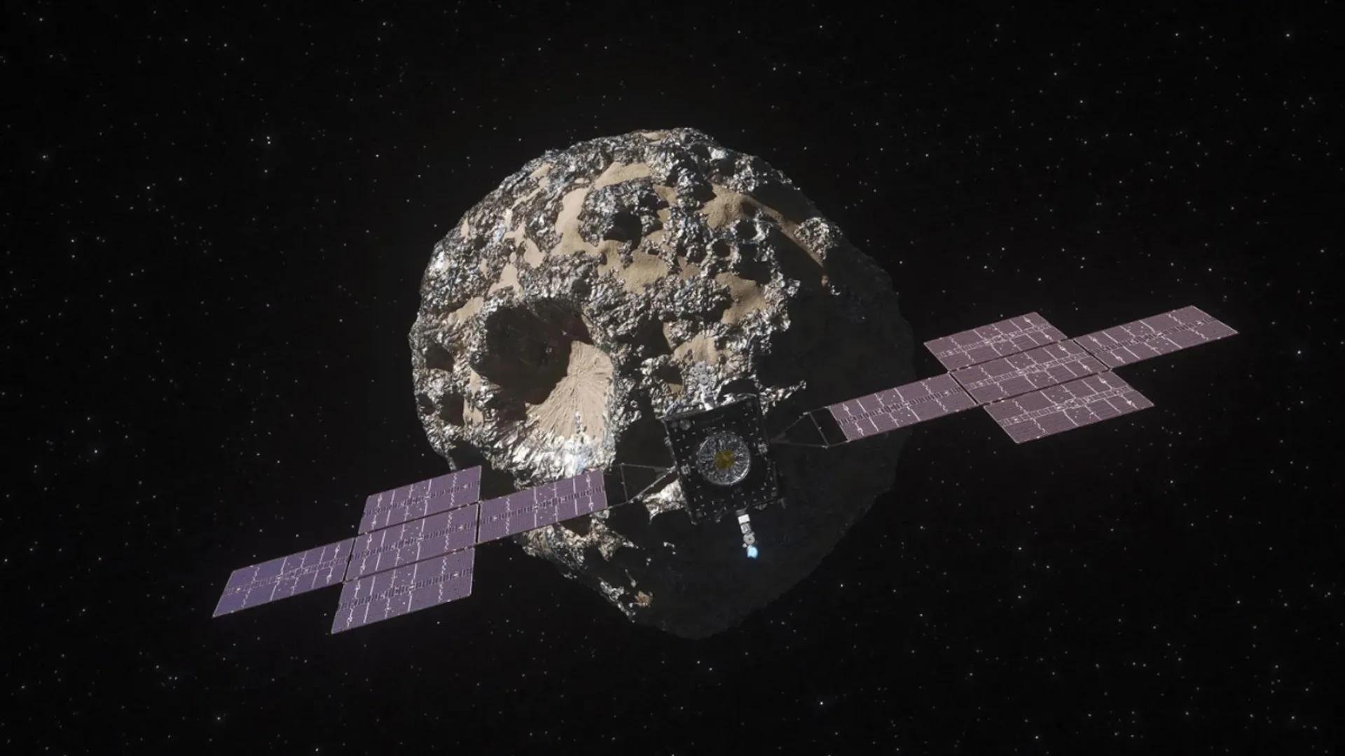 Psyche asteroid mission to blaze an unusual blue trail across the solar system