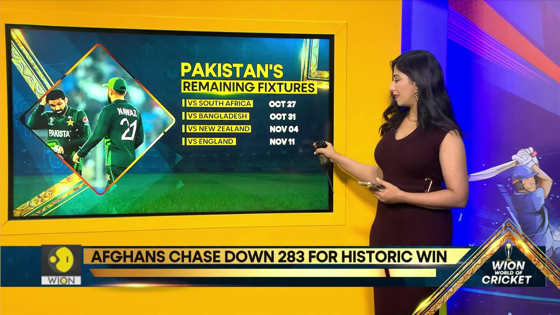 ODI WC: Afghanistan dent Pakistan's semi-final hopes
