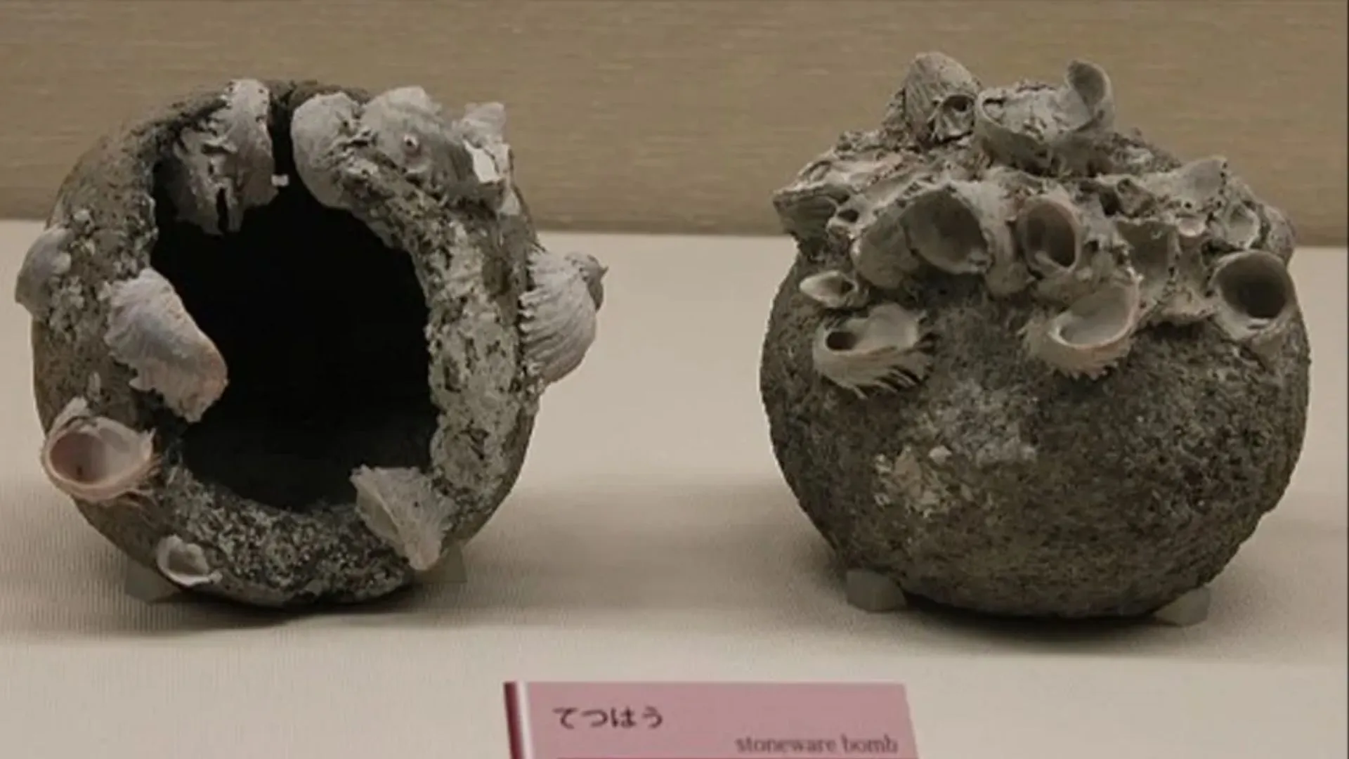 Ancient Ming dynasty stone grenades found near Great Wall of China