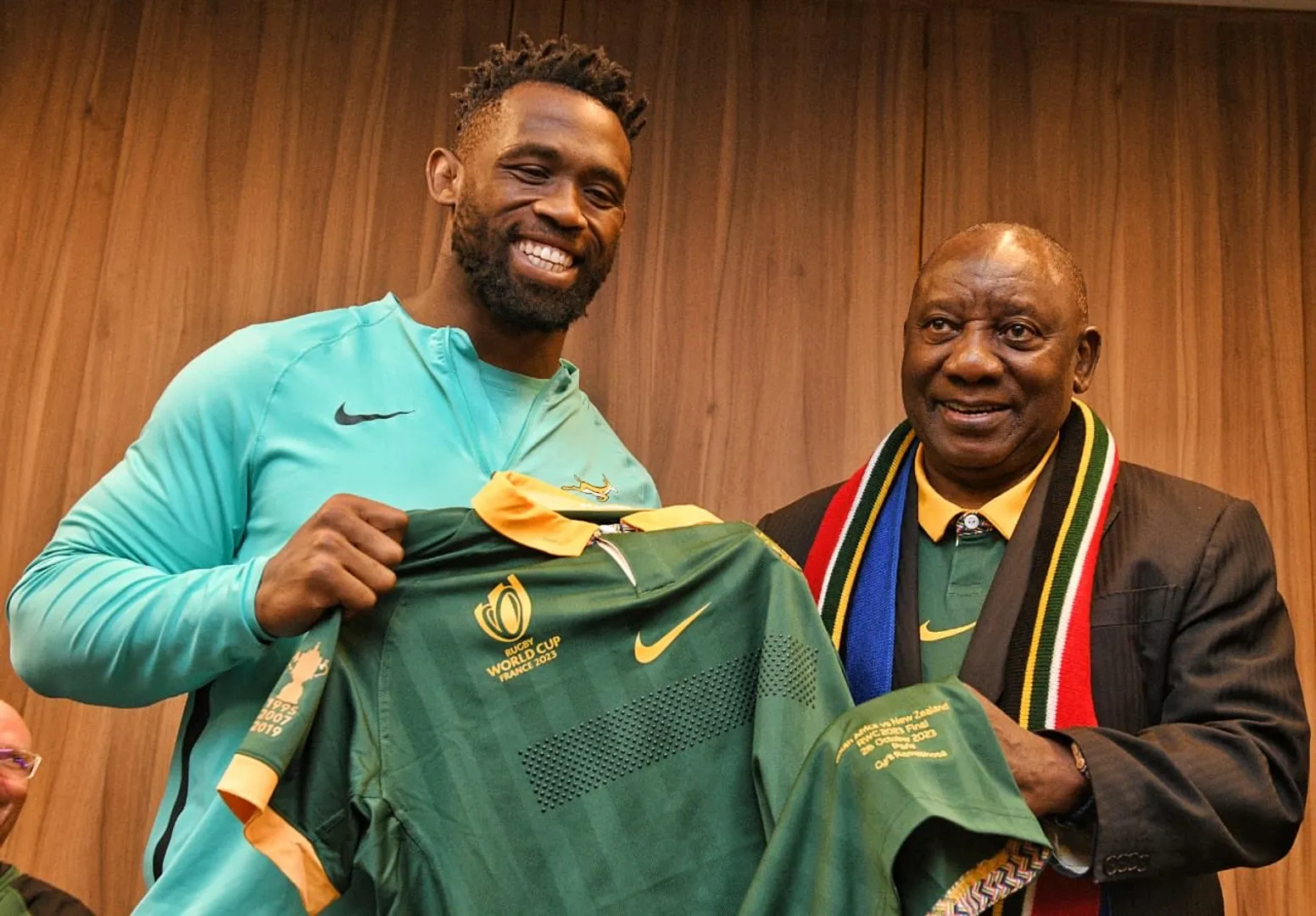 Rugby: President Ramaphosa hails South Africa's World Cup winning contingent in grand return