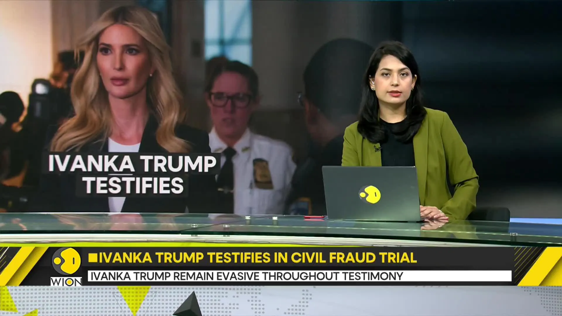 Donald Trump's daughter Ivanka Trump testifies in court in civil fraud case