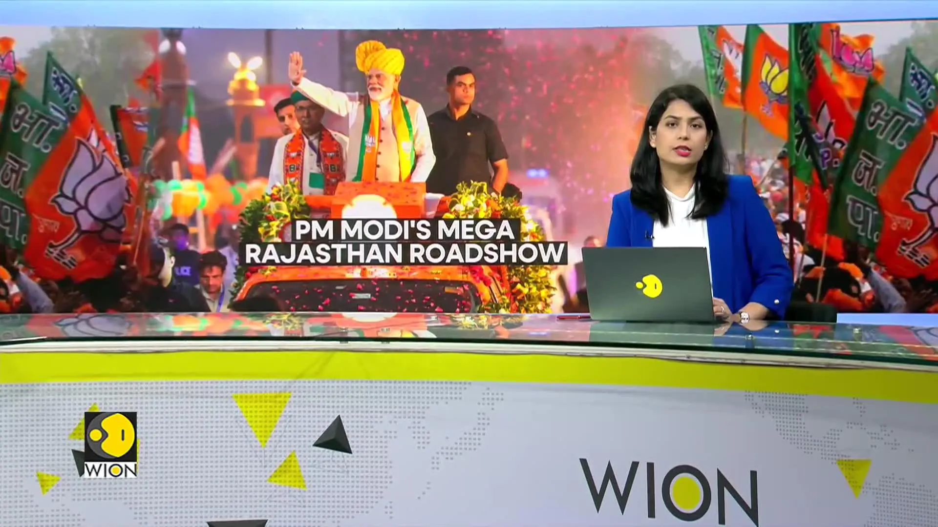 Rajasthan Assembly Elections 2023: PM Modi's mega Rajasthan roadshow