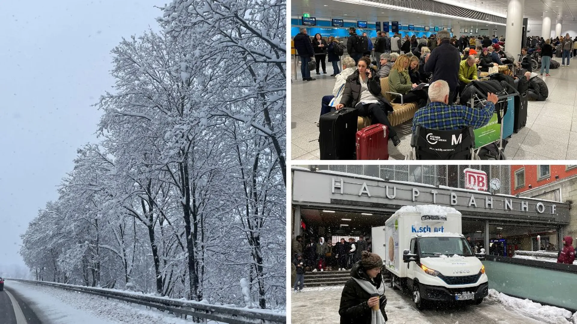 In Pics: Heavy snow blankets Bavaria, flights and trains cancelled