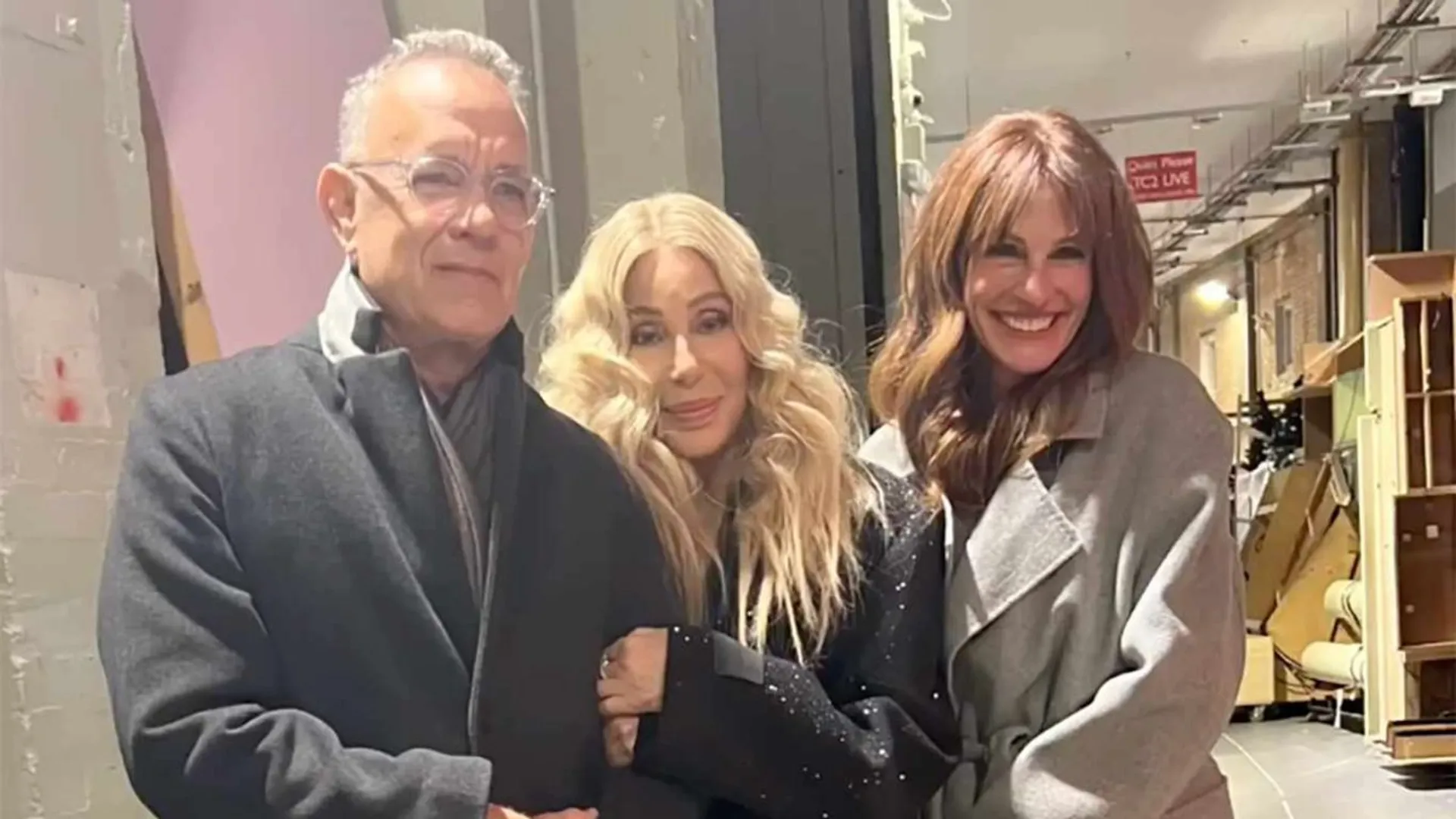 When Tom Hanks worked as bellman and delivered a bag to Cher in her hotel room