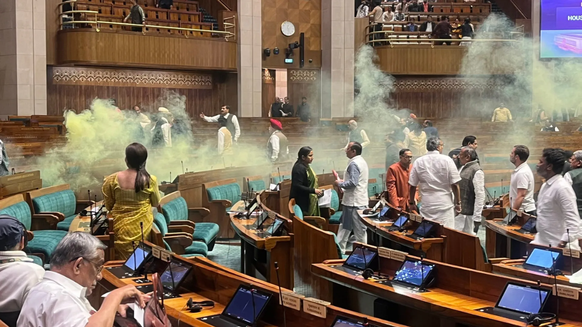 India parliament intrusion: Opposition raises security breach issue as seven personnel suspended