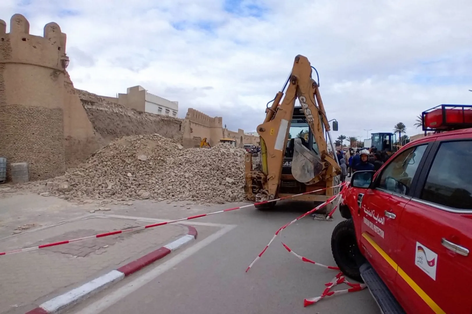 Three killed after ancient wall at UNESCO world heritage site in Tunisia collapses