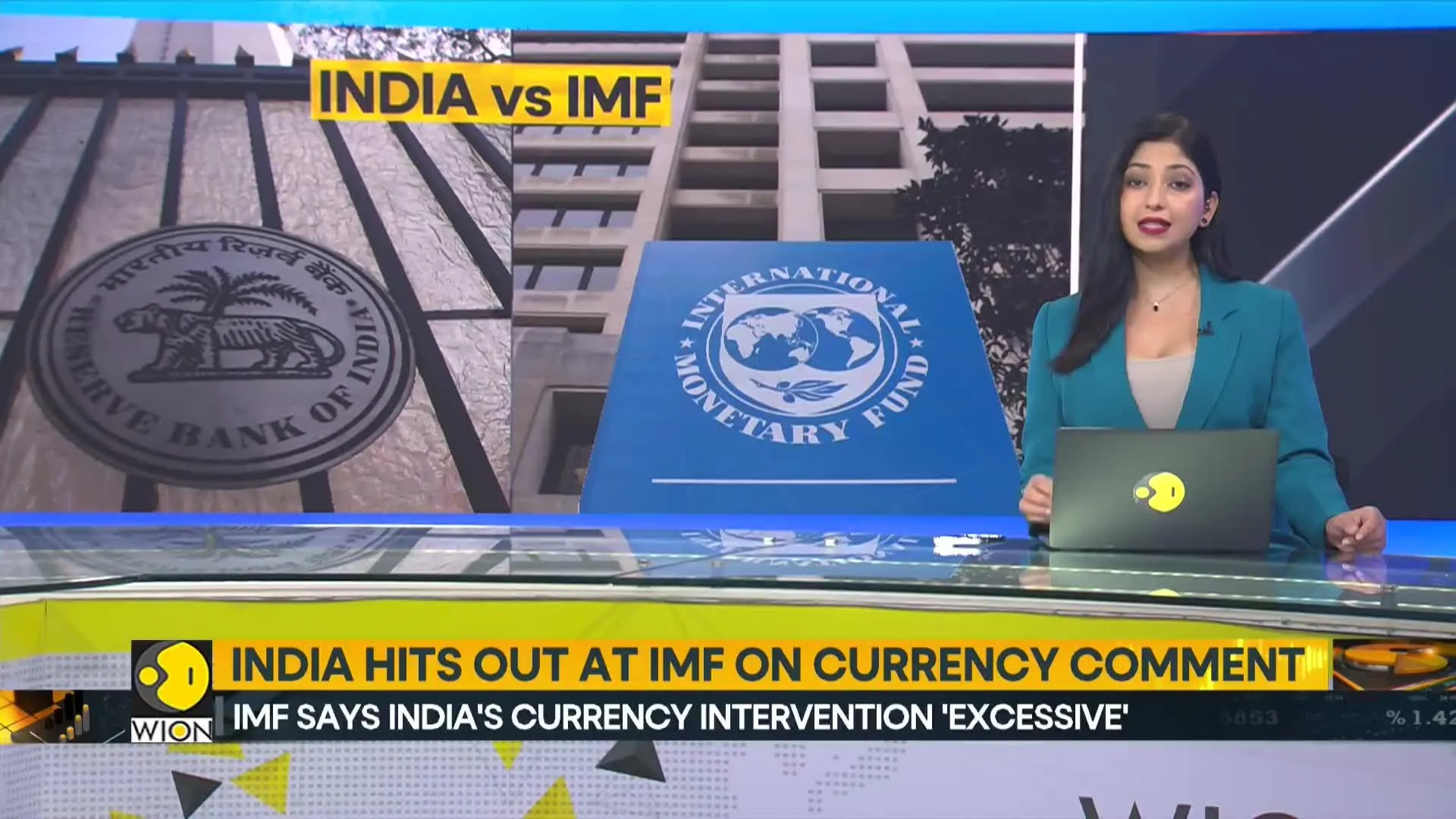 IMF says India's currency intervention 'excessive'