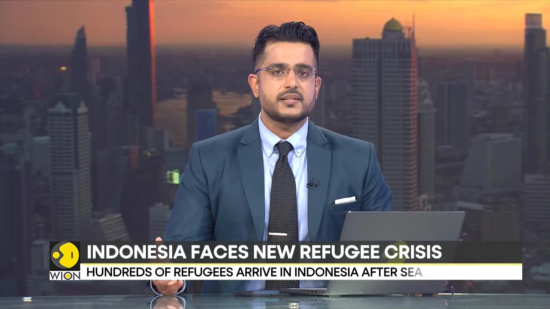 Hundreds of Indonesians protest the growing arrival of Rohingya refugees by sea