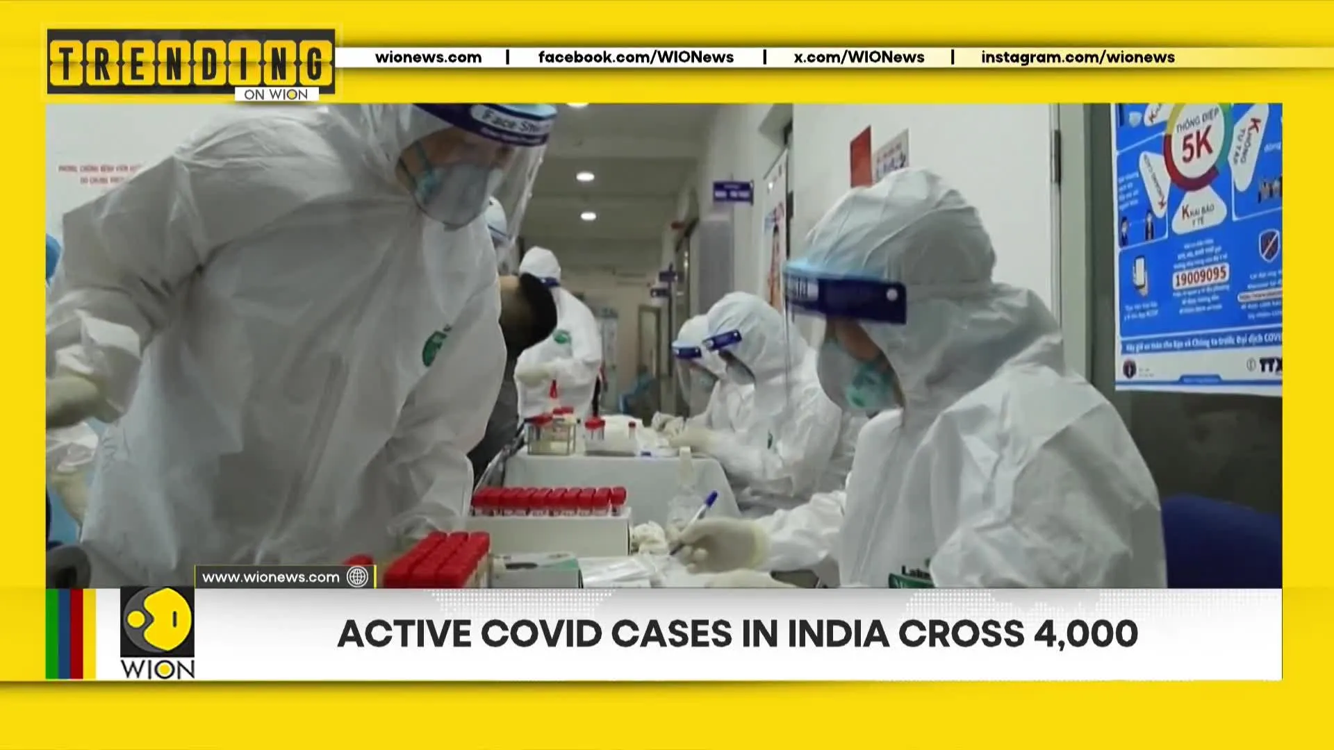 COVID-19 in India: Active cases in cross 4,000