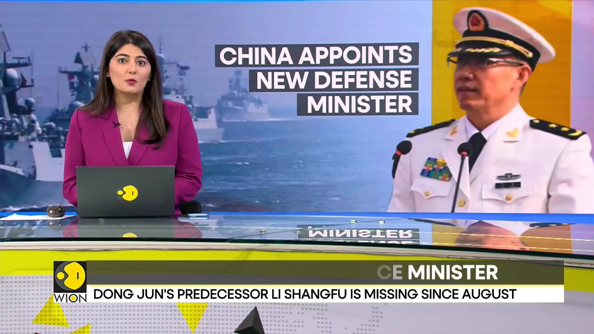 China: Former Navy Chief Dong Jun as new Defence Minister