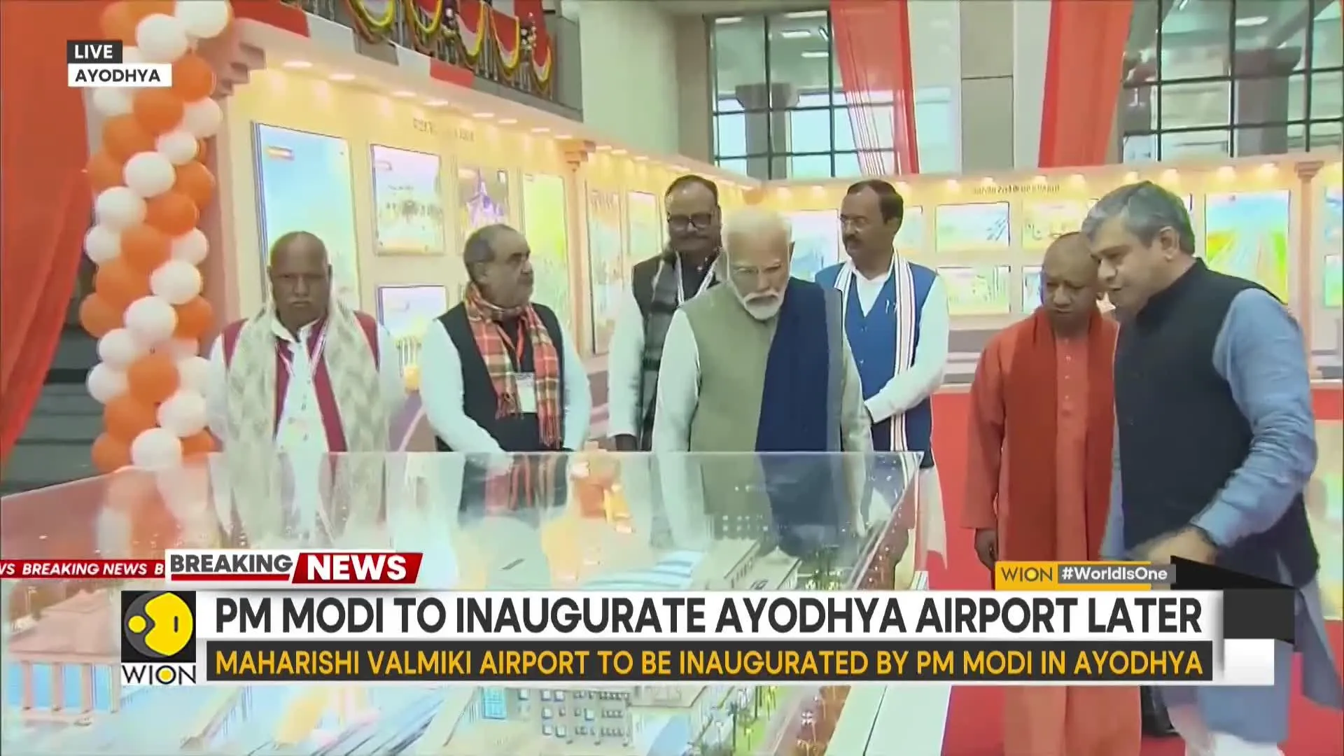 PM Modi in Ayodhya: Modi given tour of Ayodhya station, accompanied by UP CM Yogi Adityanath