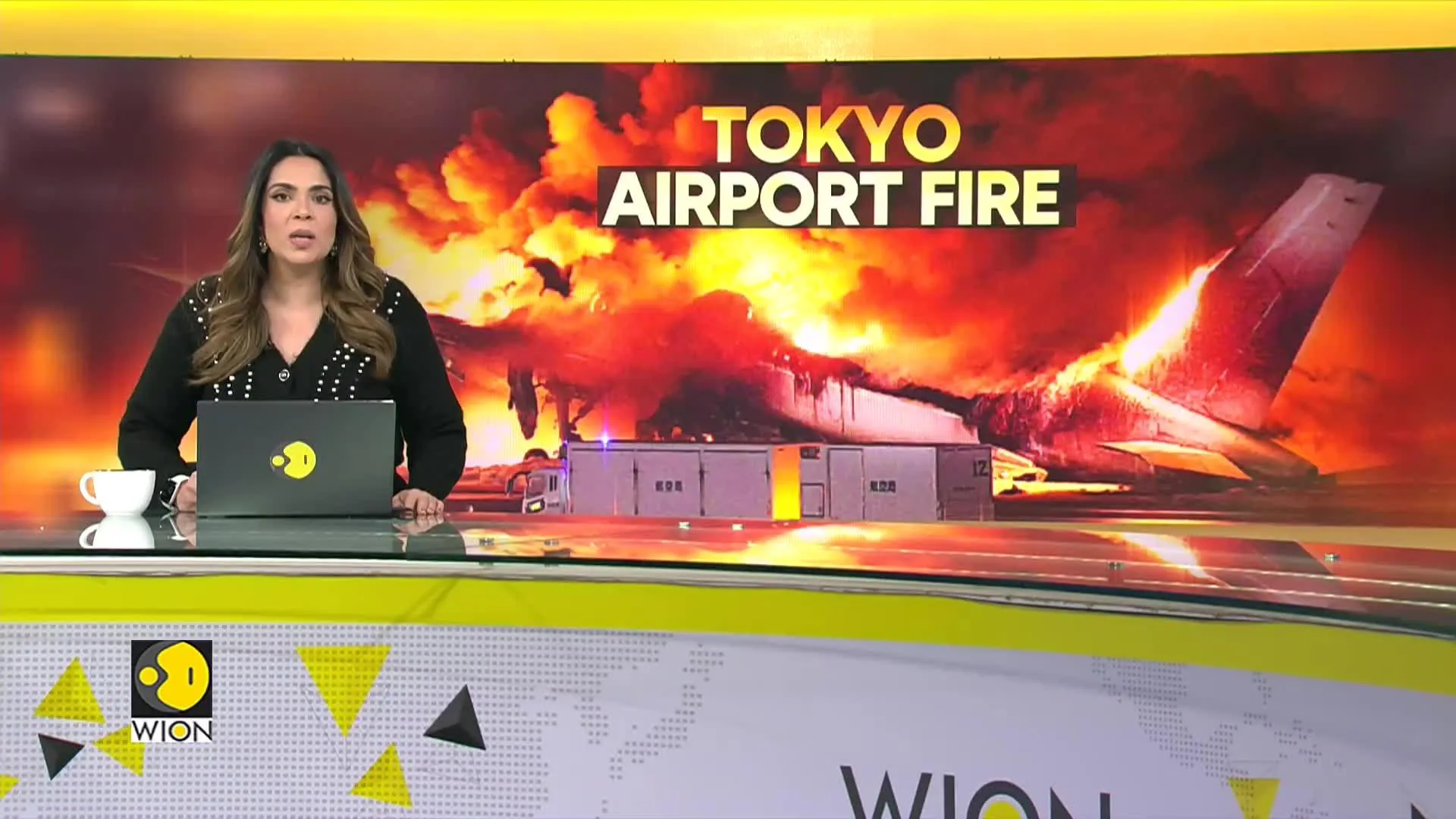 Tokyo Airport Fire: Five killed as Japan Airlines plane collides with coast guard jet