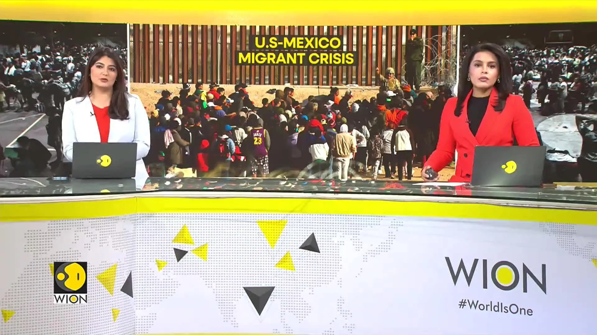 Thousands of migrants march through Mexico