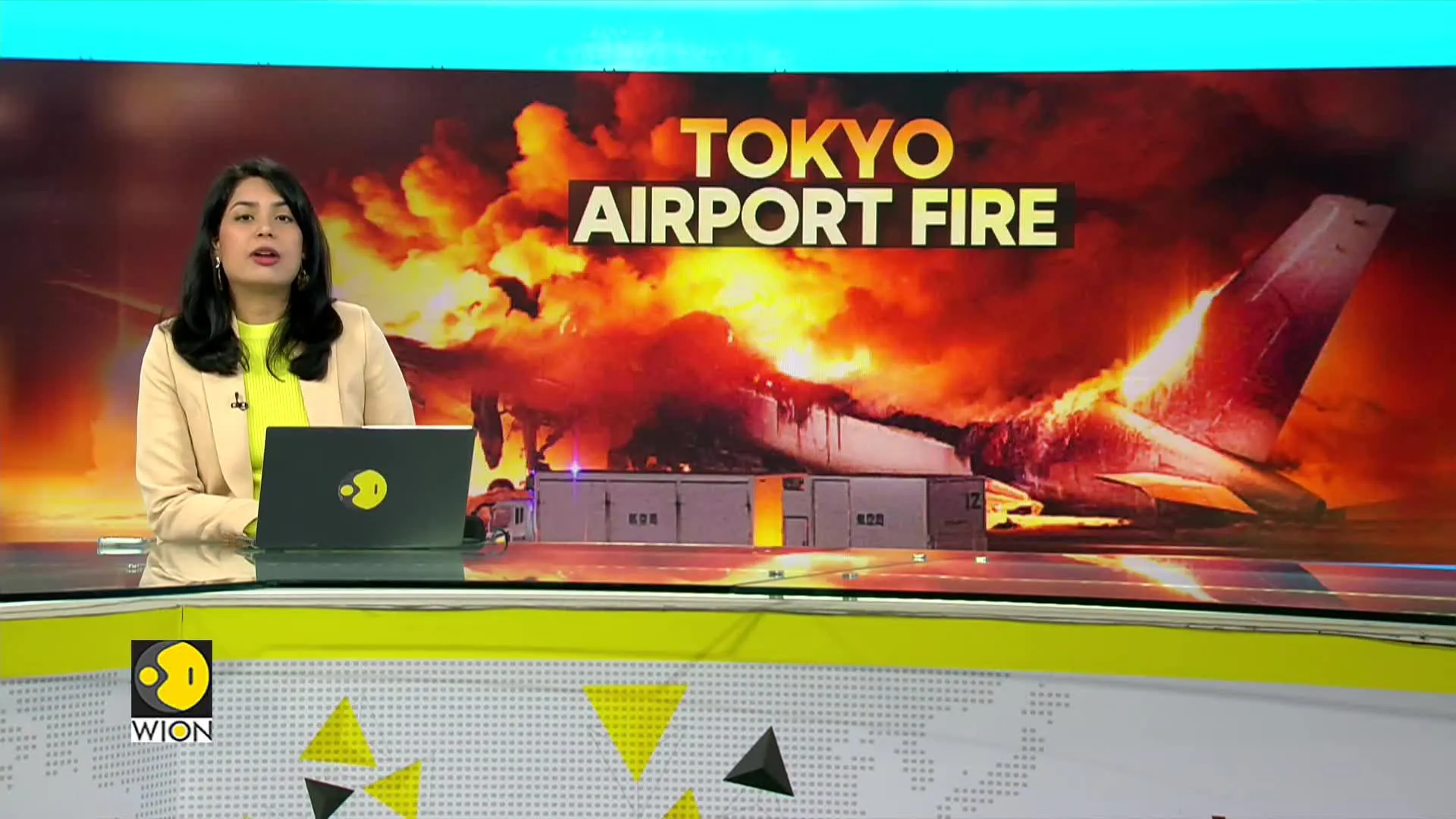 Tokyo Plane Fire Probe: Coastguard plane not cleared for take-off