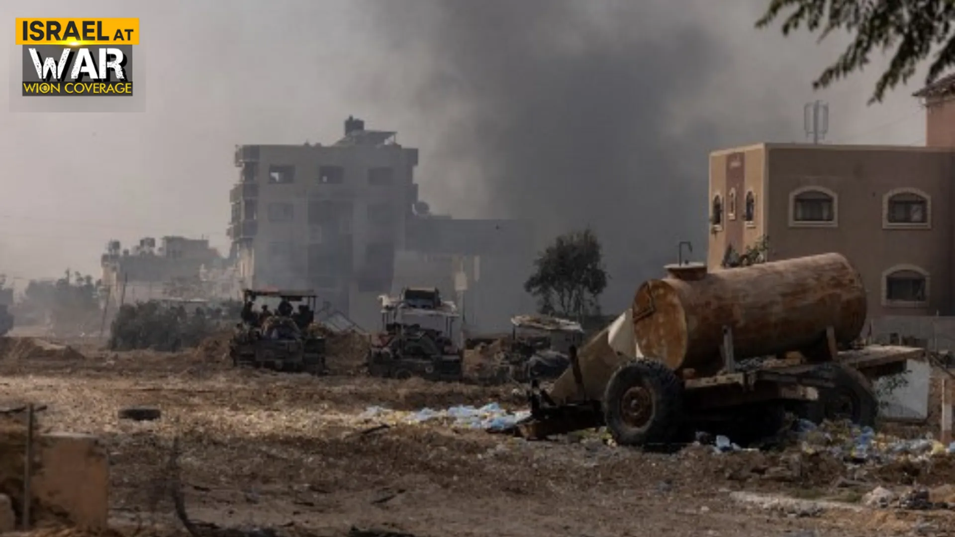 Israeli military shows cluster of weapons factories of Hamas in Gaza