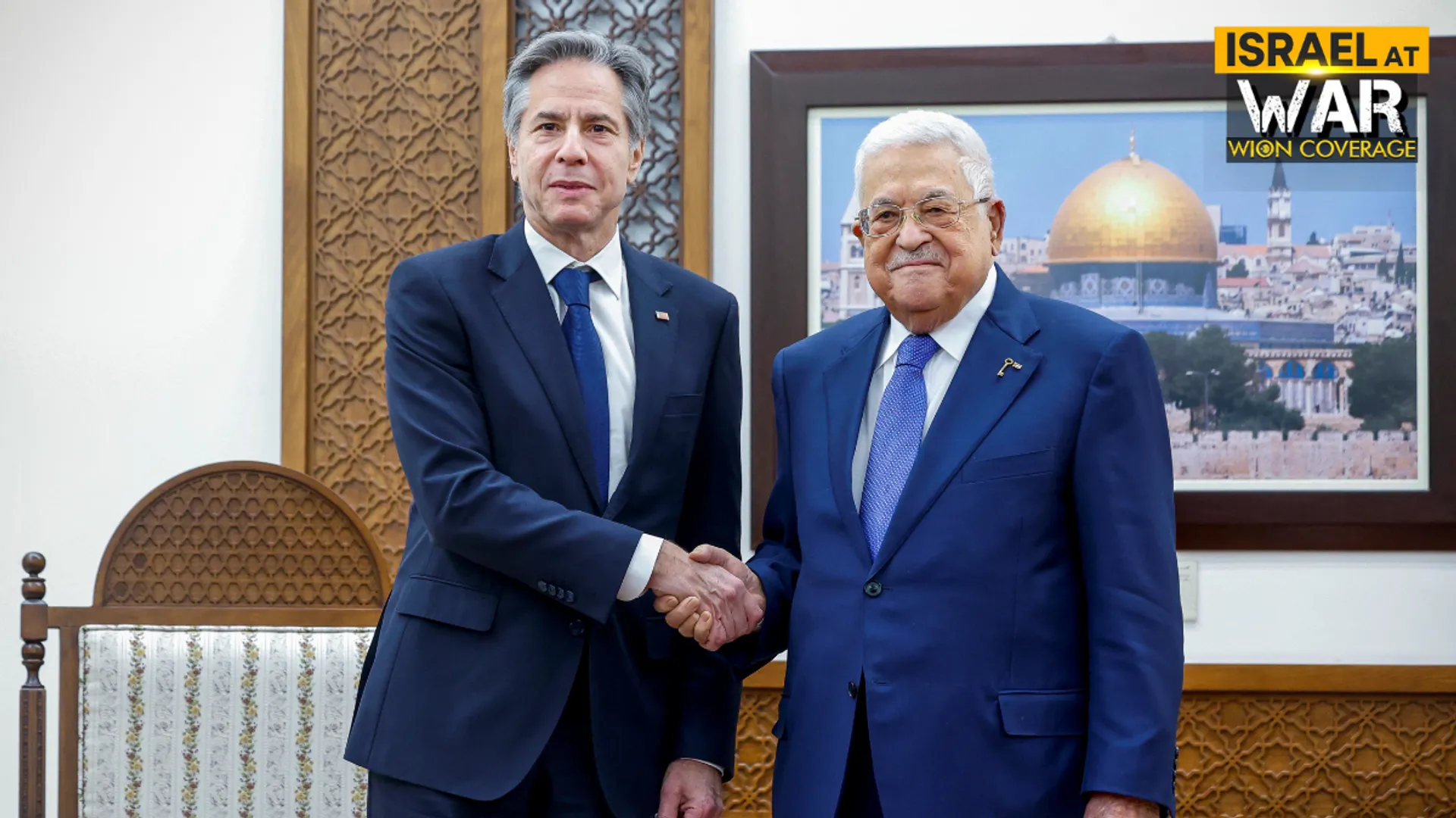 US backs 'tangible steps' for Palestinian state, Blinken tells Abbas