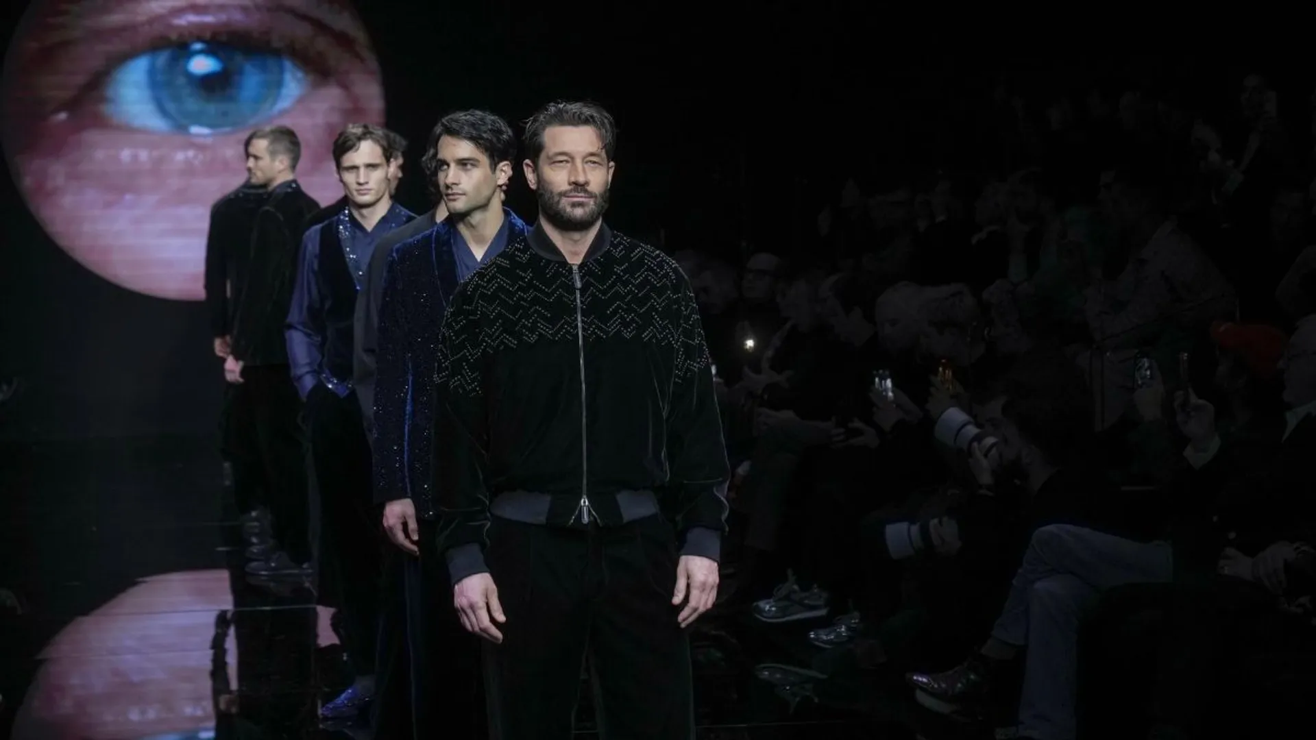 Armani casts an arresting gaze on Milan runway, Zegna accumulates cashmere