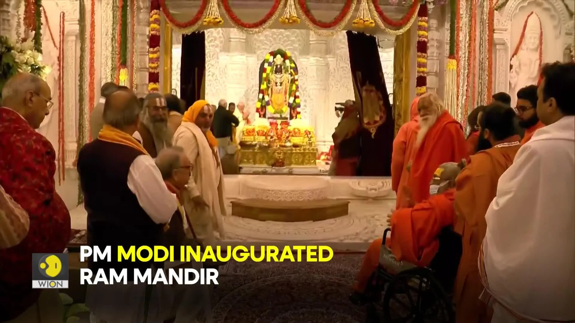 Ram Mandir Ayodhya: Moment Ram Lalla's face unveiled