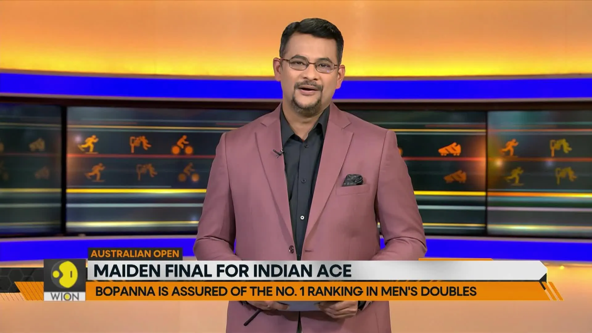 Rohan Bopanna celebrates World No. 1 ranking by reaching Australian Open Doubles final