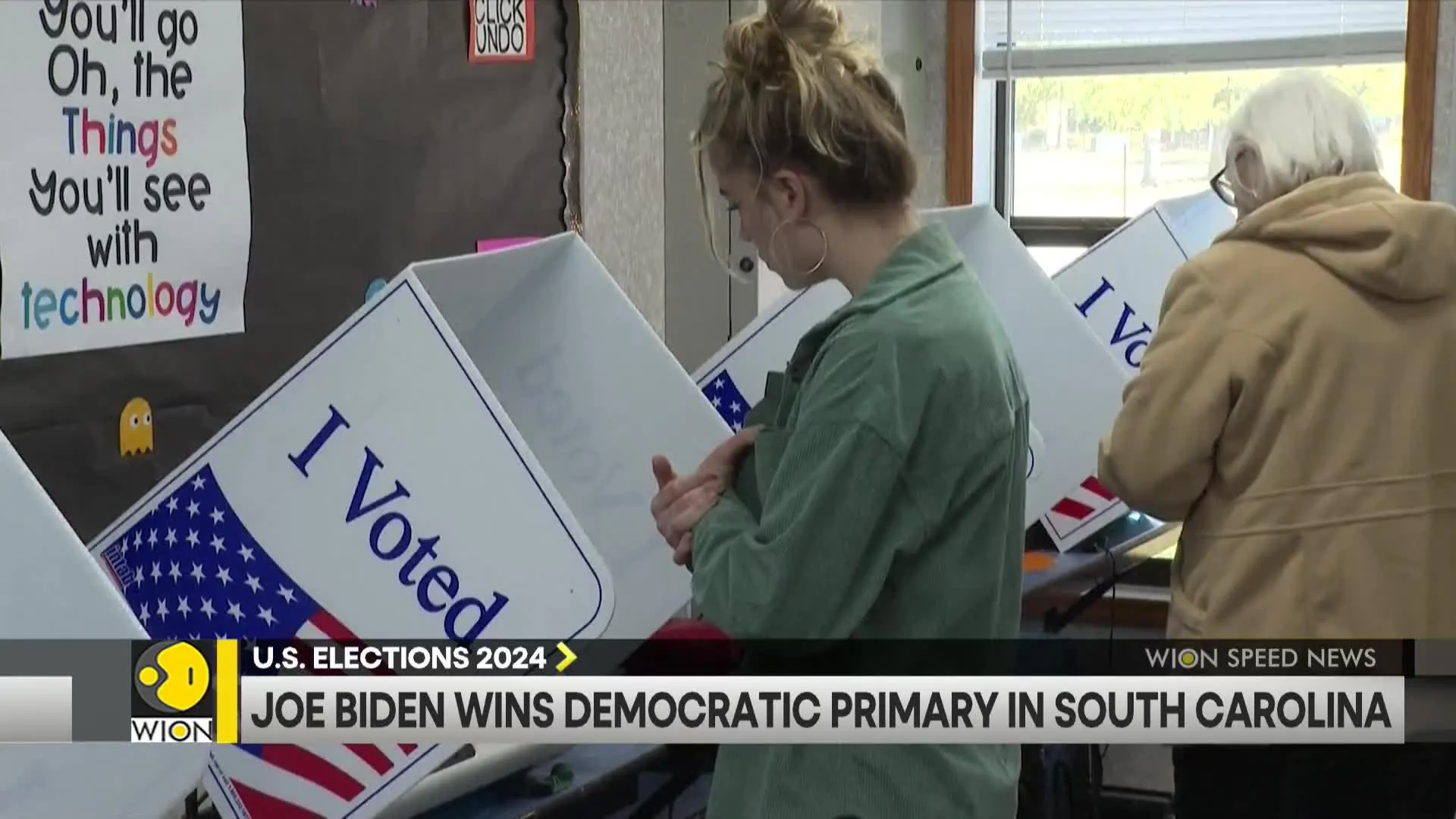 Biden wins South Carolina Democratic primary for presidential nomination