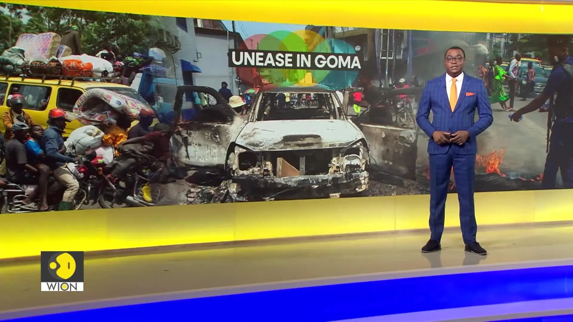 DR Congo violence: Panic in Goma as M23 rebels advance