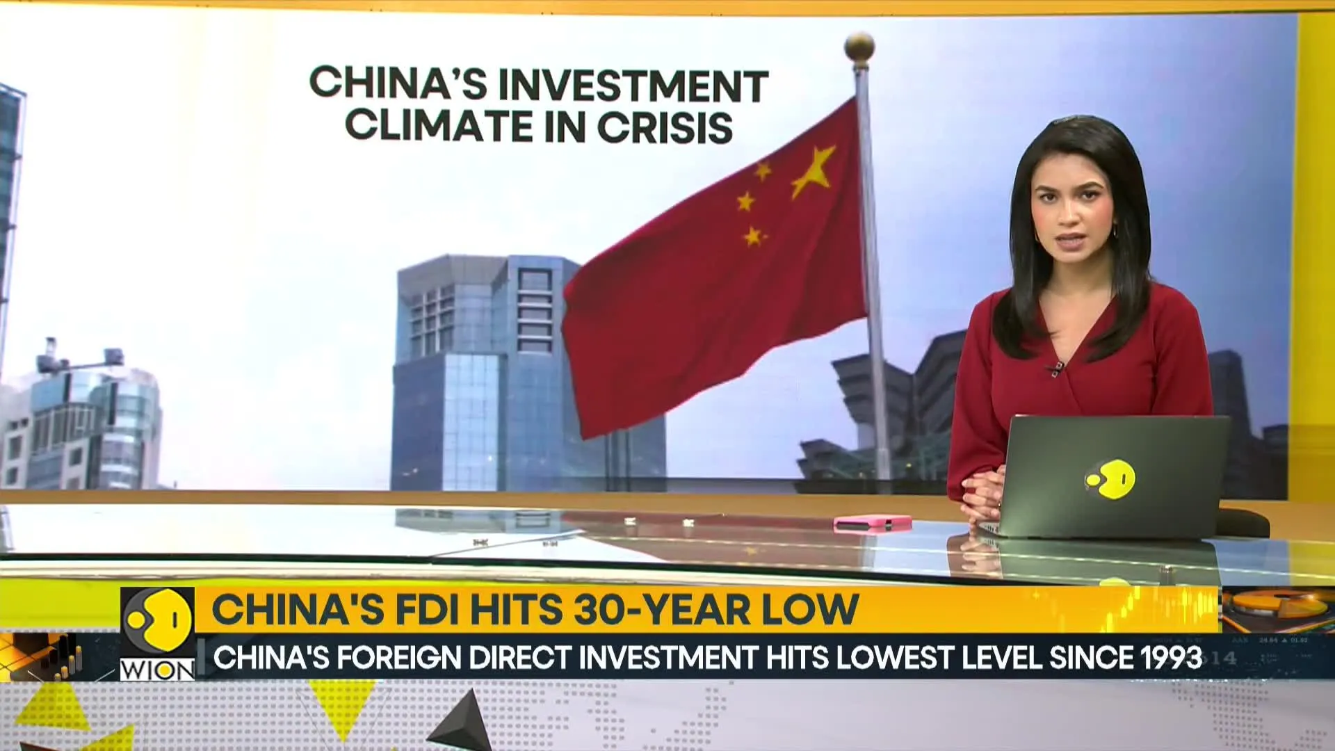 China's foreign direct investment hits lowest level since 1993