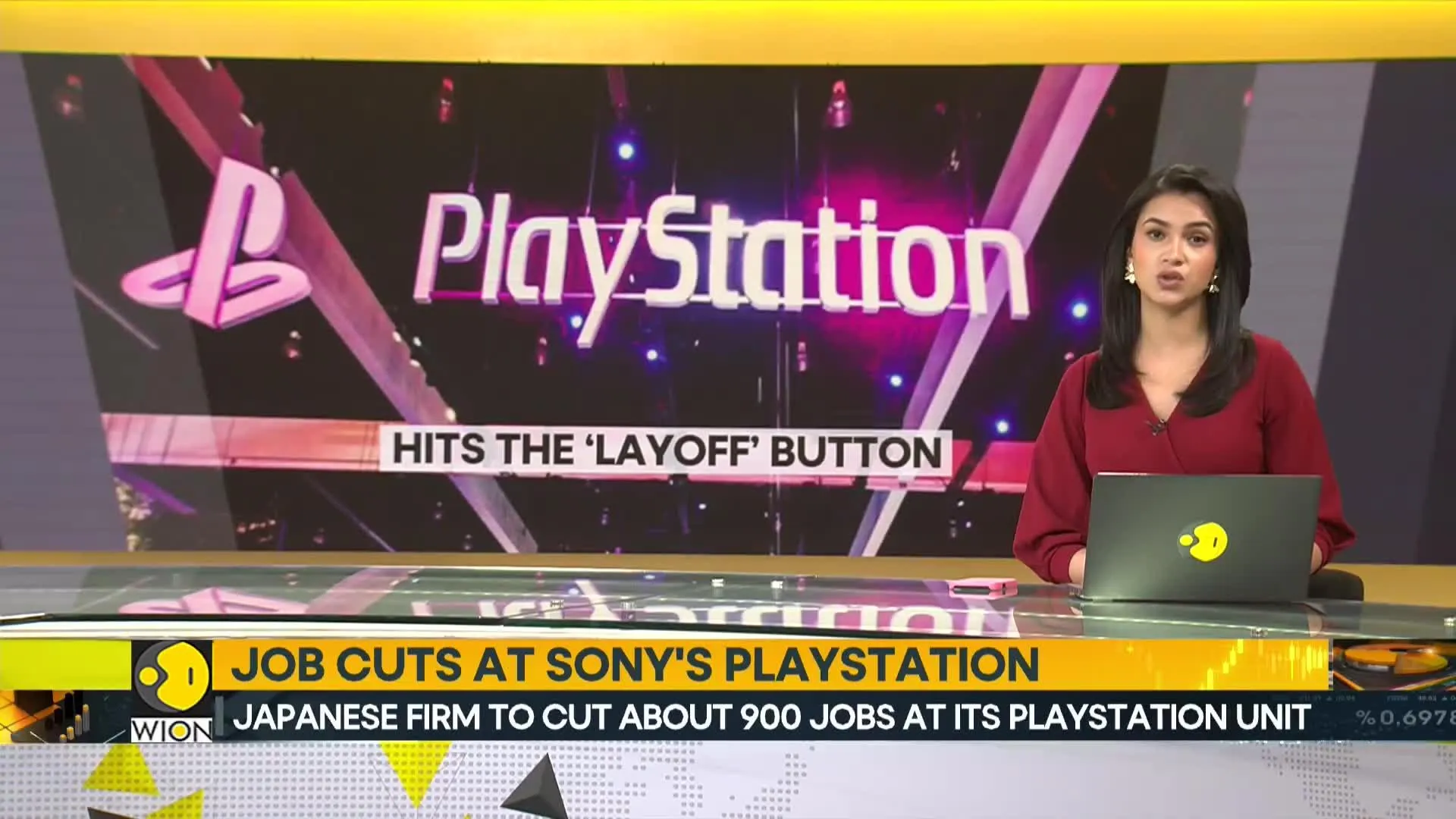 Japanese firm to cut about 900 jobs at its Playstation unit