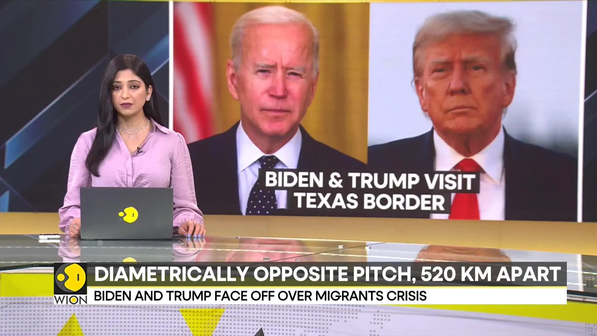 US: Joe Biden, Donald Trump visit Texas border