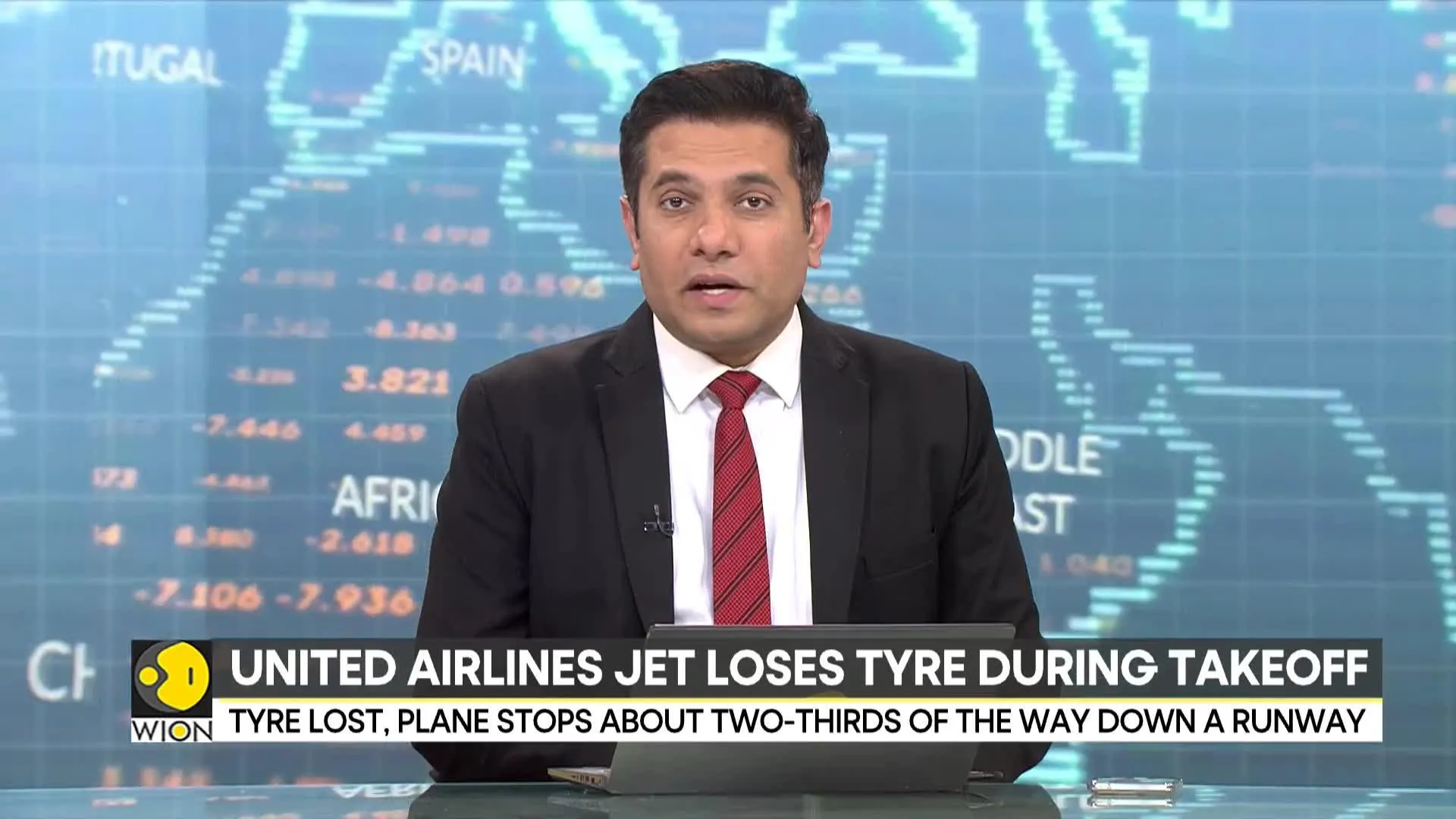 United Airlines jet loses tyre during takeoff, landed safely in Los Angeles
