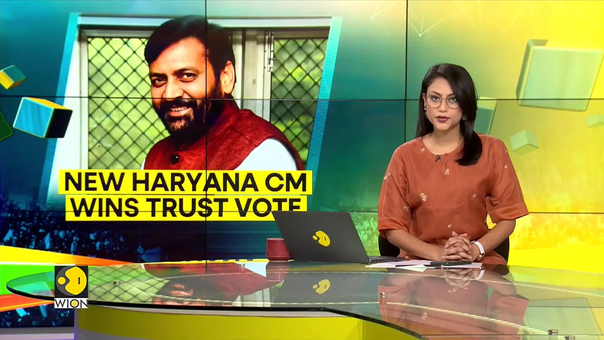 Nayab Singh Saini wins Haryana trust vote day after BJP splits with ally JJP
