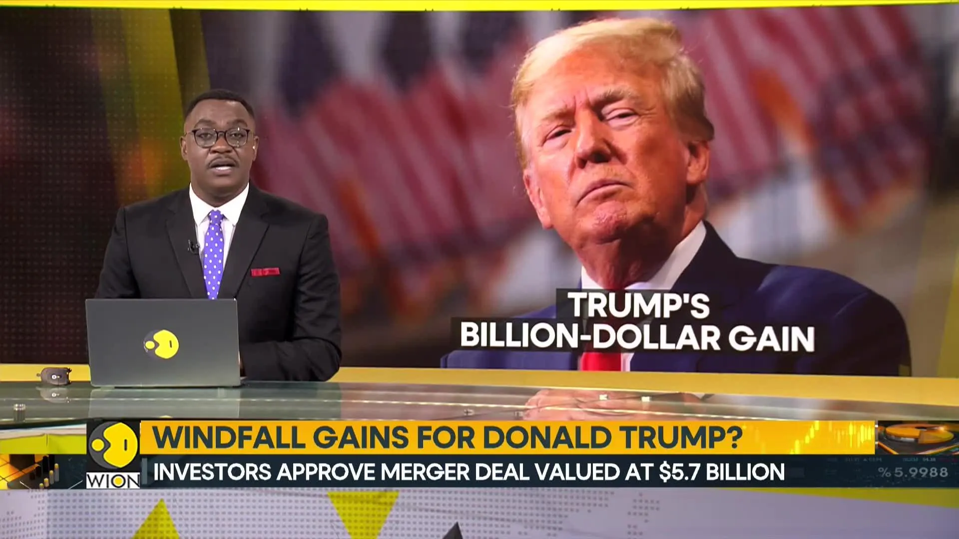Windfall gains for Donald Trump?