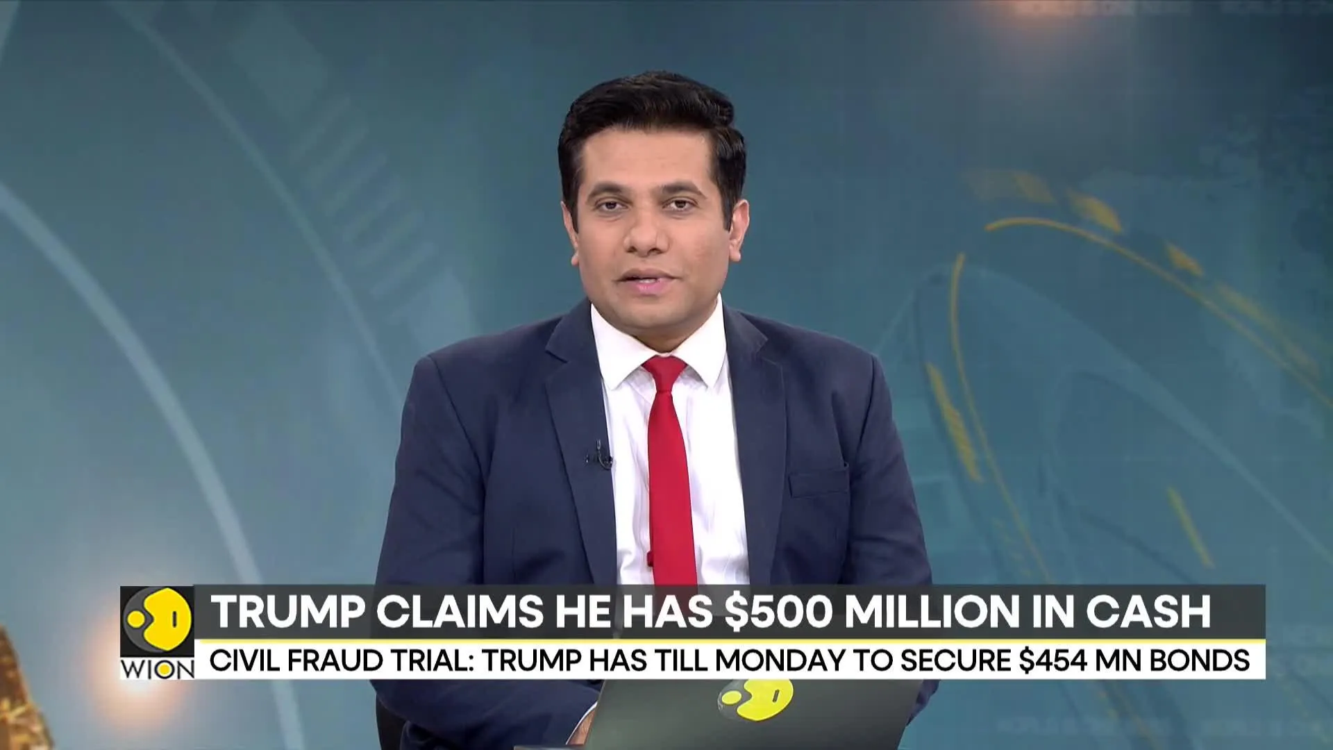 Donald Trump claims he has $500 million in cash, undercutting his lawyers