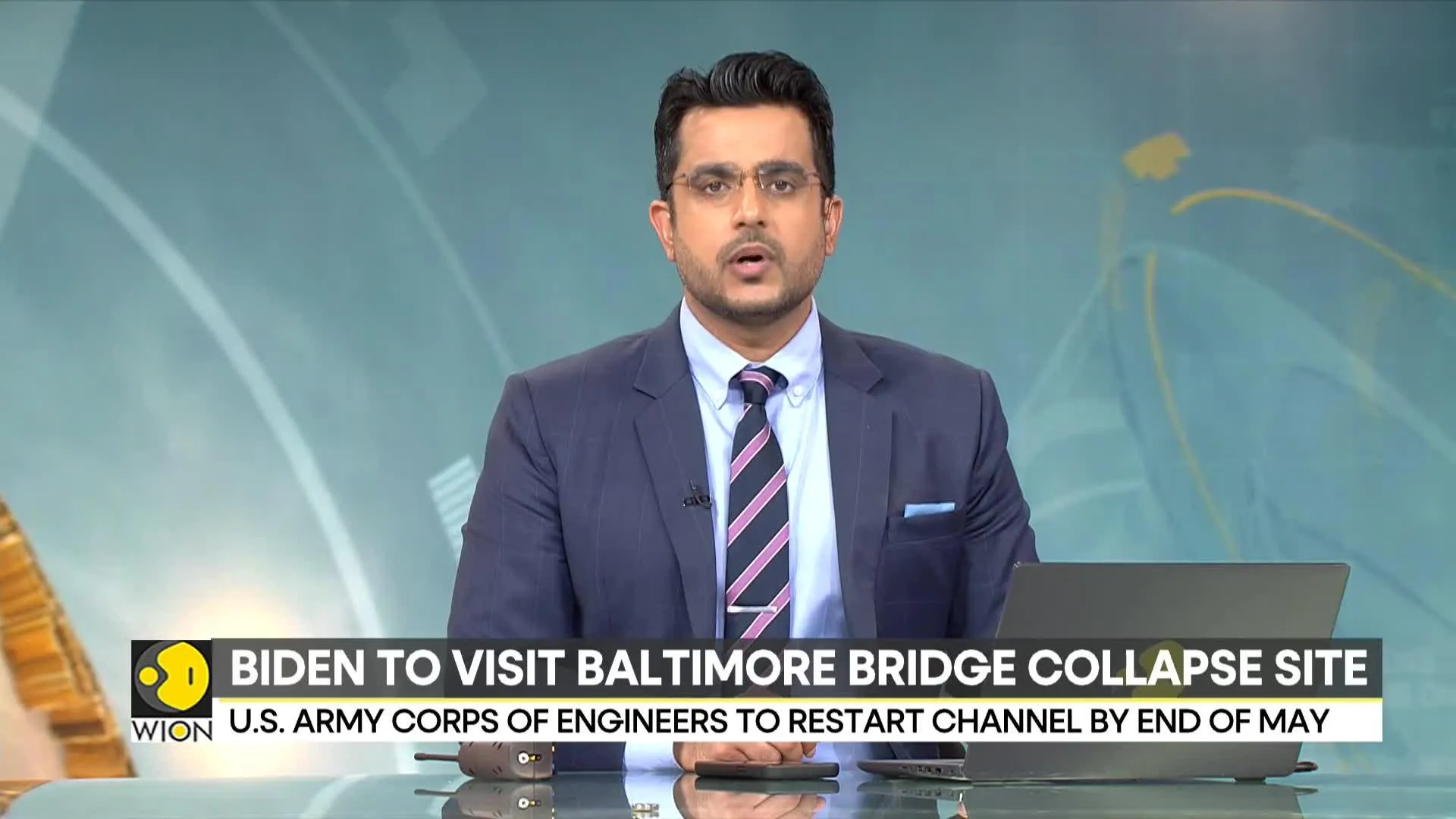 US President Biden to plan response & recovery efforts in Baltimore; channel to be reconstructed