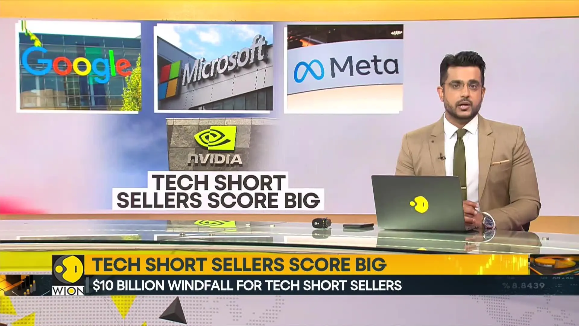 $10 billion windfall for tech short sellers